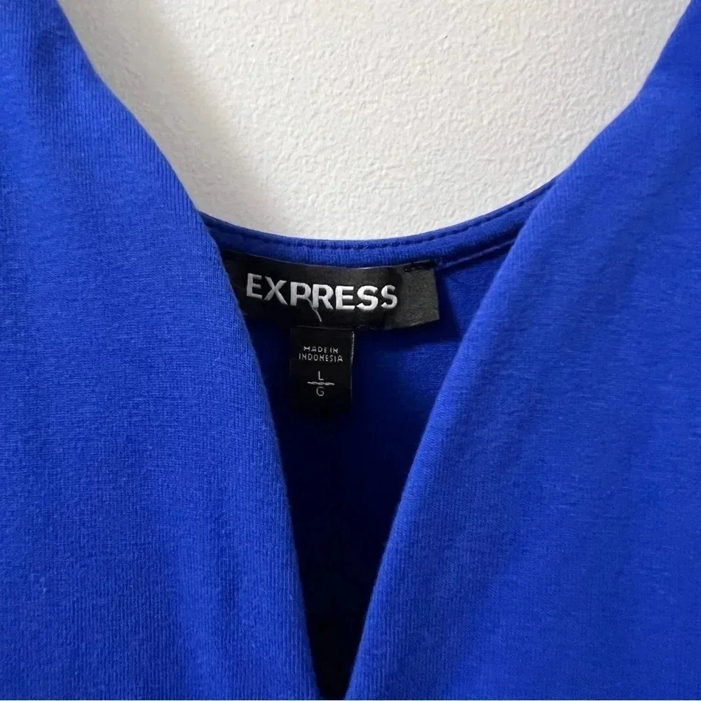 Express Deep V-Wire Skort Fit and Flare Dress Size Large - Picture 5 of 10